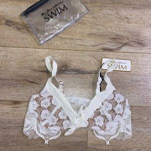 NEW For Love and Lemons bikini lace top (NWT)